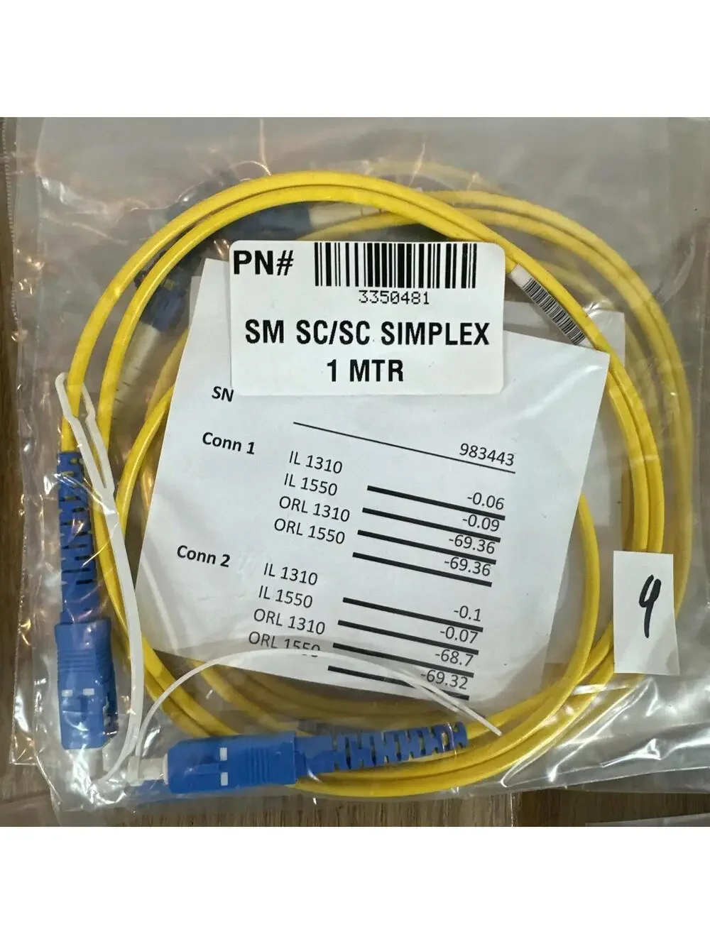 MixNEW ALLEN TEL GBLC2-D1-01 Singlemode Duplex LC to LC Fiber Optic Patch Cable